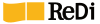 Logotip del servei de revistes digitals (ReDi) de la UAB